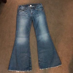 Silver Bondi Flare Jeans